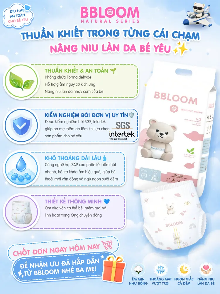 Bỉm BBLOOM Review: Đánh Giá Chi Tiết Từ Chất Lượng Đến Trải Nghiệm Sử Dụng