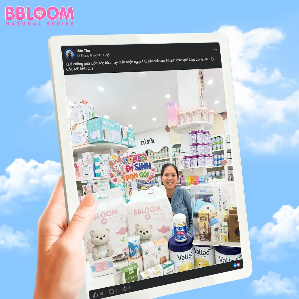 Bỉm trẻ em BBLOOM – Được Nhiều Shop Và Ba Mẹ Lựa Chọn