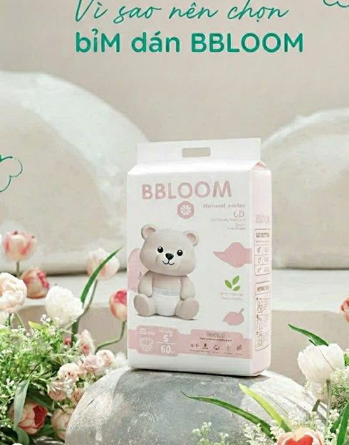 Alternative view of Bỉm BBLLOM Natural Series siêu mỏng nhẹ thấm hút cực cao