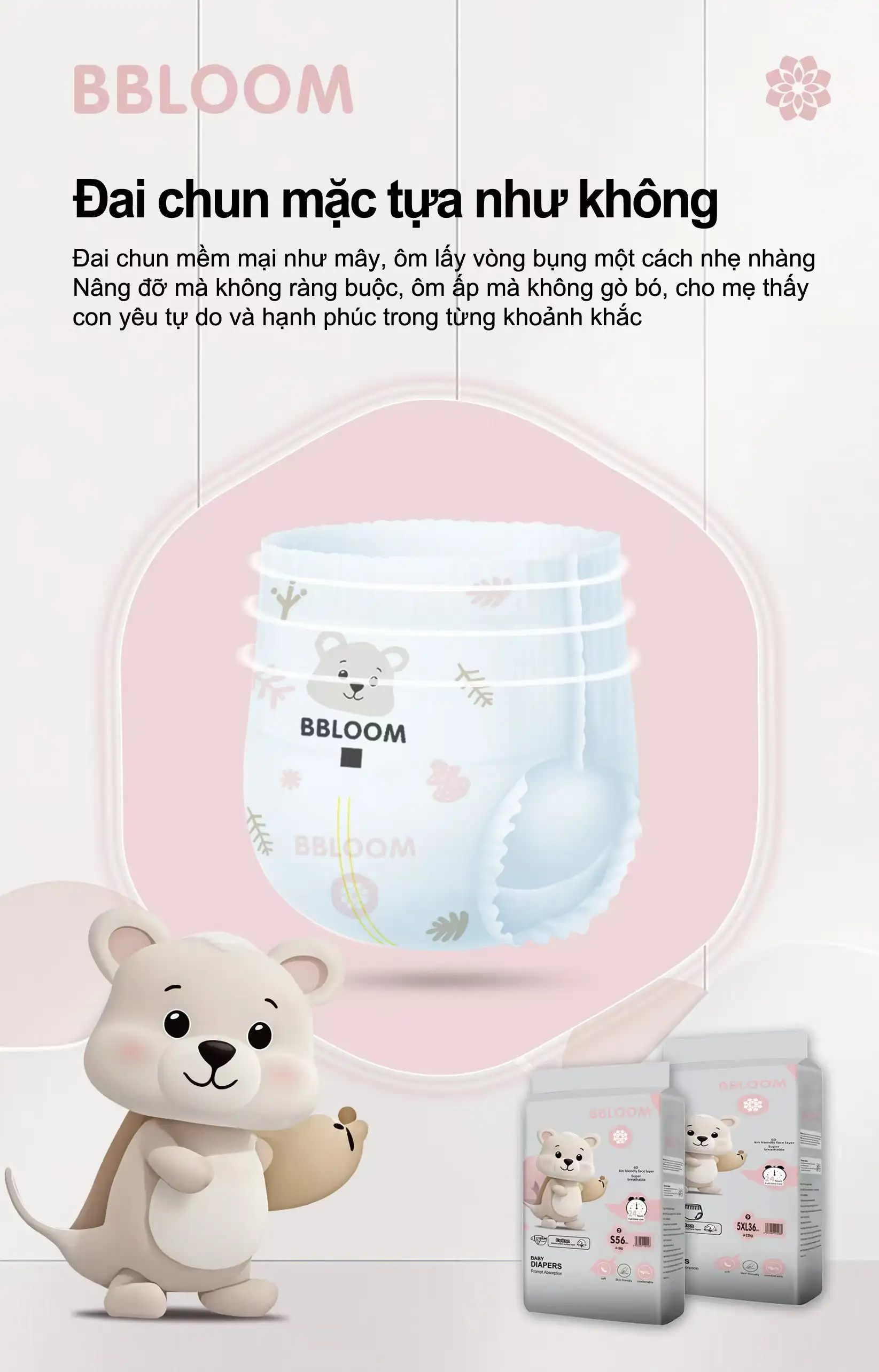 Bỉm – Bbloom (Tã dán) - Ảnh 11