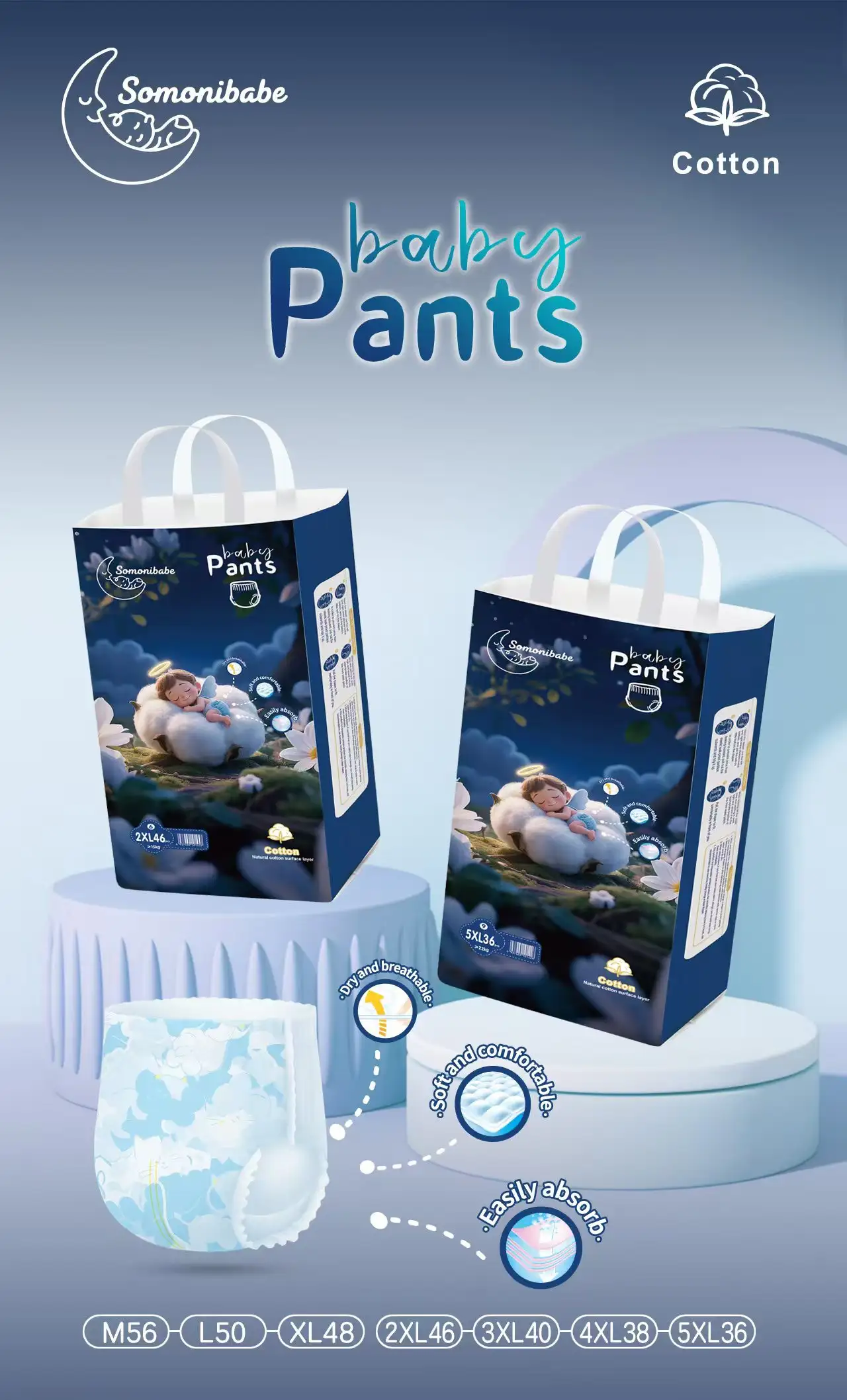 Bỉm – Somonibabe (Tã dán)